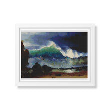 The Shore of the Turquoise Sea Cross Stitch Kit | Albert Bierstadt