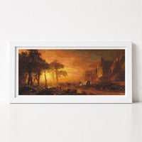 Emigrants Crossing the Plains Cross Stitch Pattern - Premium Cross Stitch Pattern - Albert Bierstadt