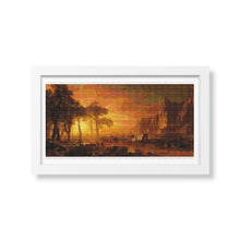 Emigrants Crossing the Plains Cross Stitch Kit | Albert Bierstadt