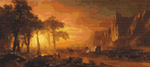 Emigrants Crossing the Plains Cross Stitch Kit by Albert Bierstadt