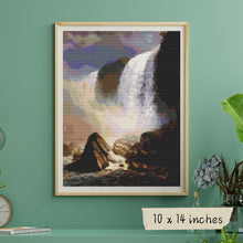 Falls of Niagara From Below Cross Stitch Kit | Albert Bierstadt