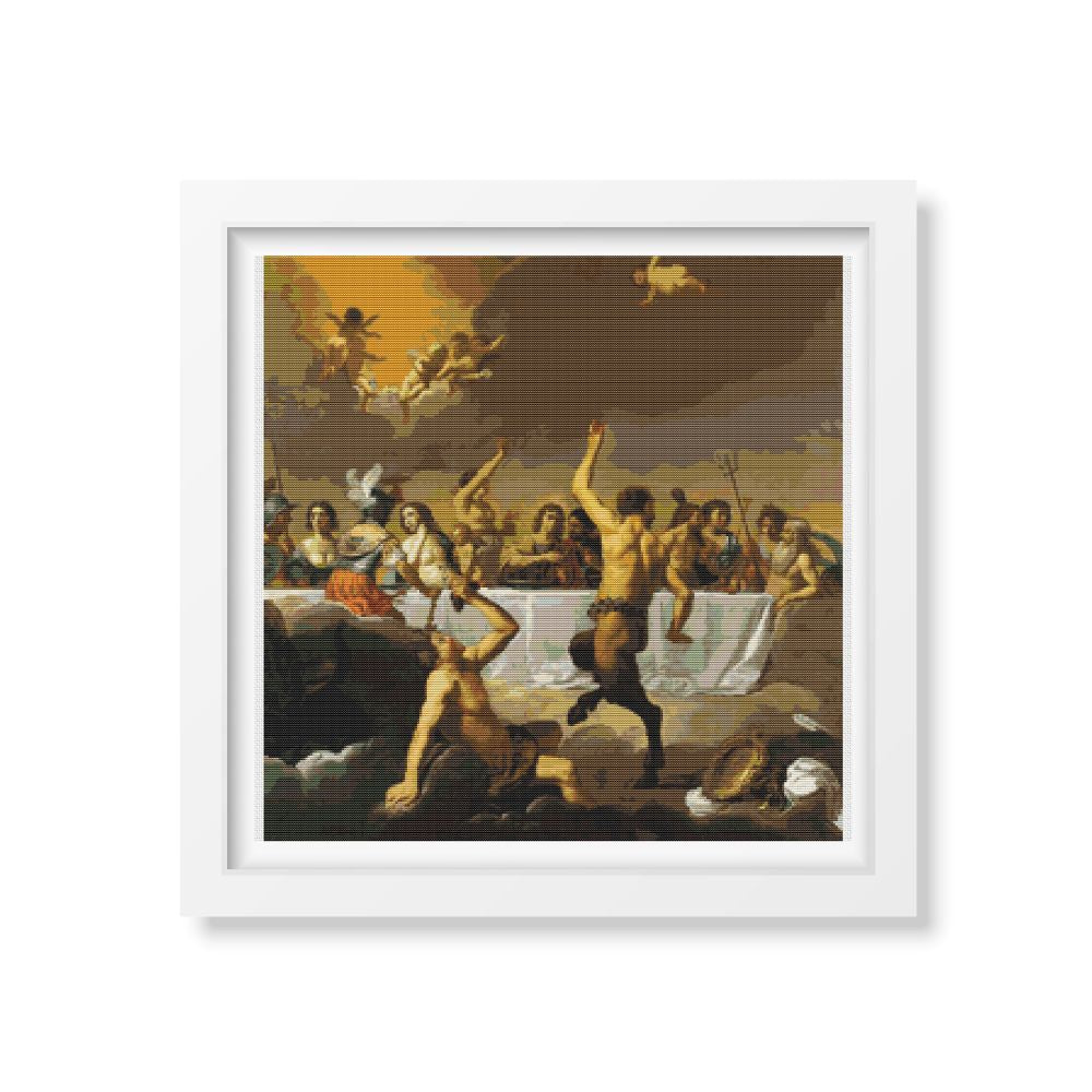 The Feast of the Gods Cross Stitch Kit | Jan van Bijlert