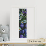 Bouquet of Purple Flowers Bookmark Cross Stitch Kit - The Art of Cross Stitch