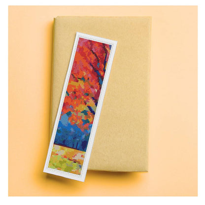 The Colors of Autumn Bookmark Cross Stitch Kit | The Art of Stitch