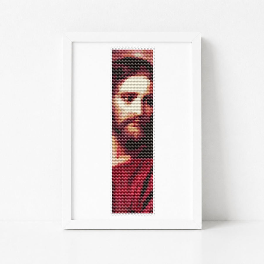 Christ at Thirty Three Bookmark Cross Stitch Pattern