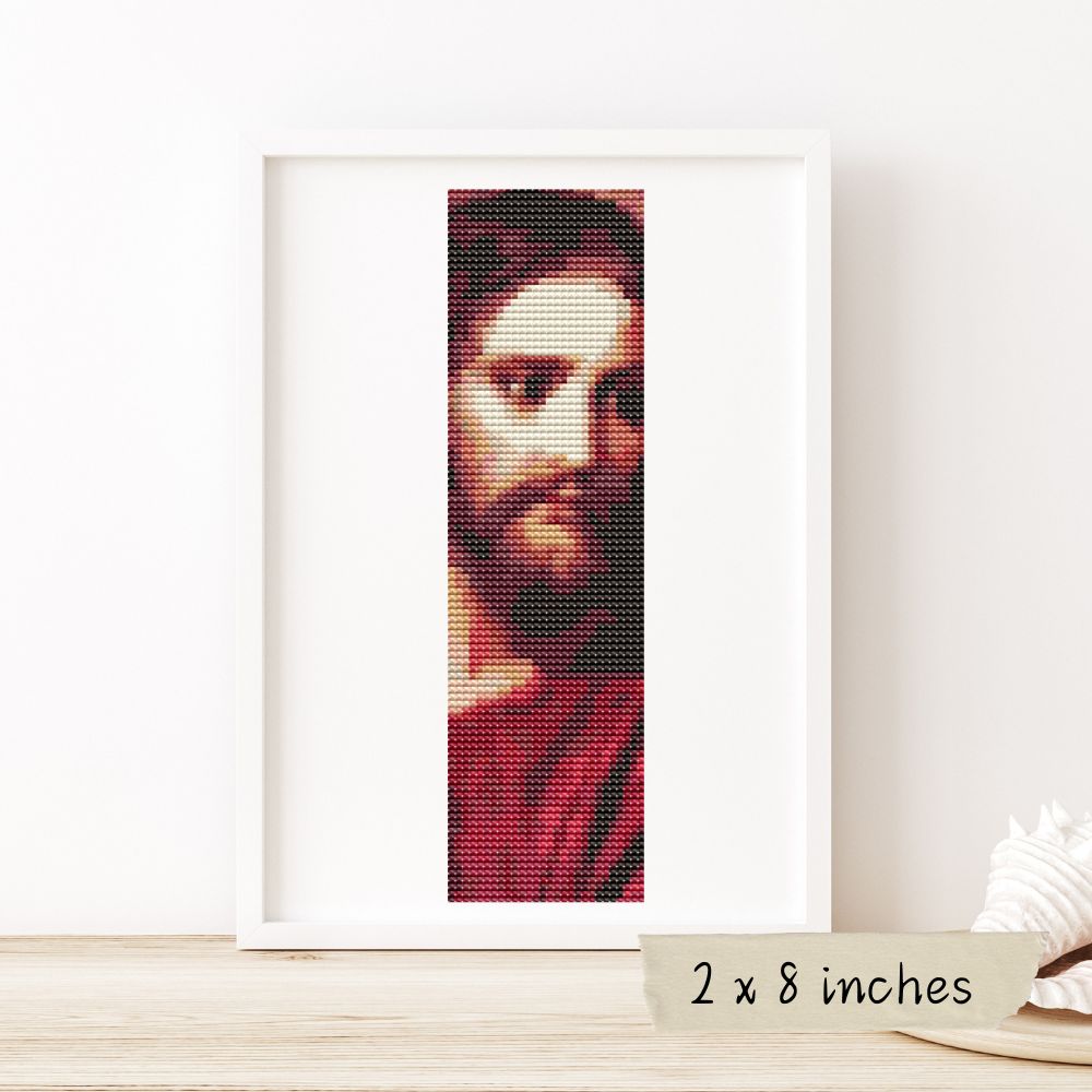 Christ at Thirty Three Bookmark Cross Stitch Kit | Heinrich Hofmann