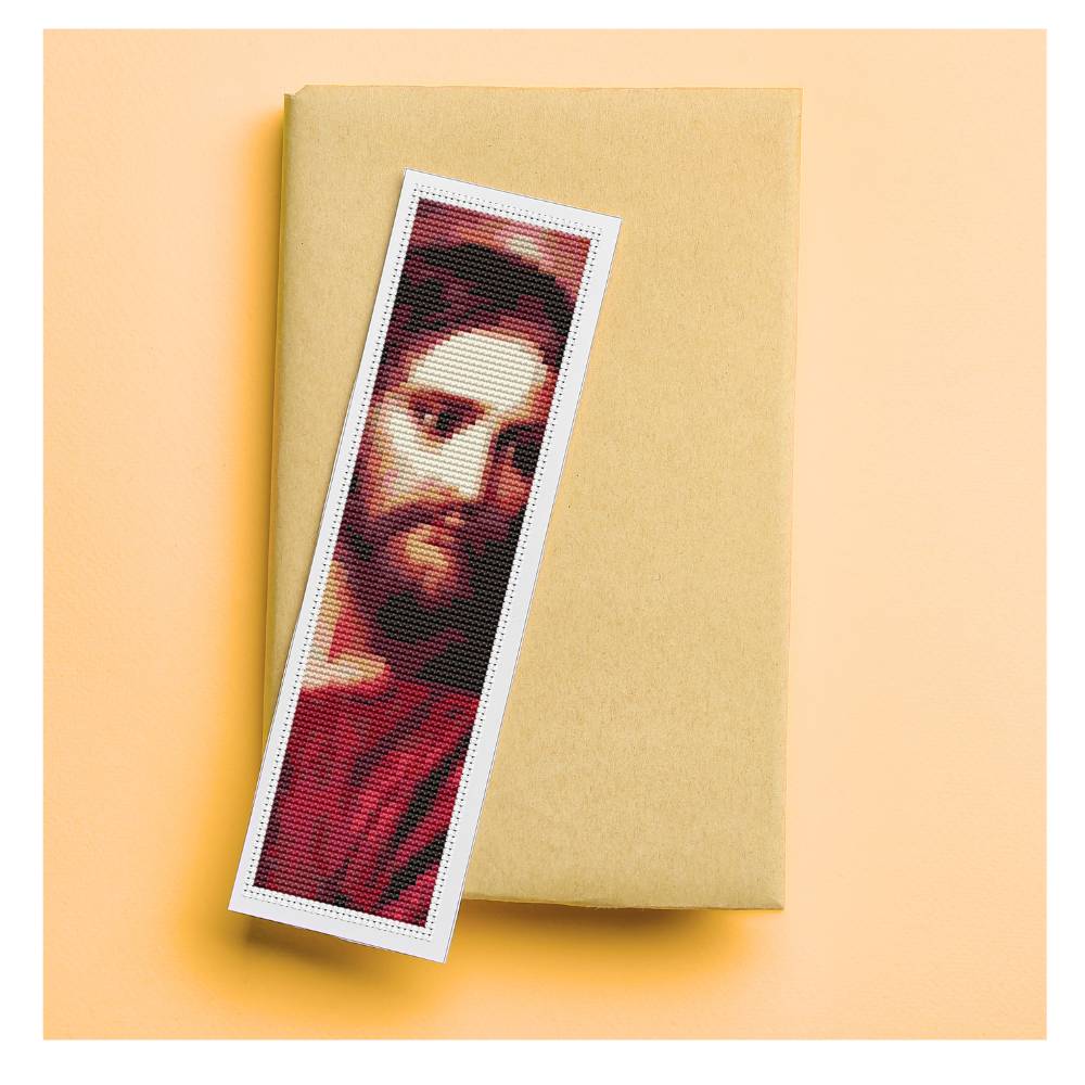 Christ at Thirty Three Bookmark Cross Stitch Kit | Heinrich Hofmann