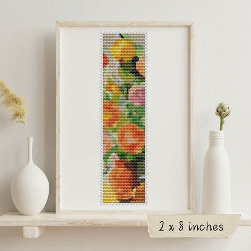 Grand Bouquet Bookmark Cross Stitch Kit