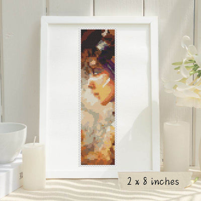 Wisdom Bookmark Cross Stitch Pattern