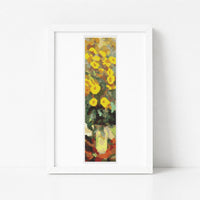 Jerusalem Artichokes Bookmark Cross Stitch Kit - Bookmark Cross Stitch Kit - Claude Monet