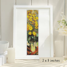 Jerusalem Artichokes Bookmark Cross Stitch Kit | Claude Monet