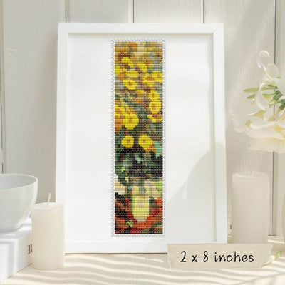 Jerusalem Artichokes Bookmark Cross Stitch Pattern