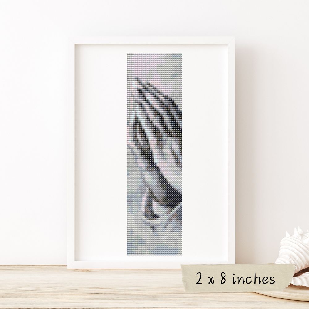 Praying Hands Bookmark Cross Stitch Kit | Albrecht Durer