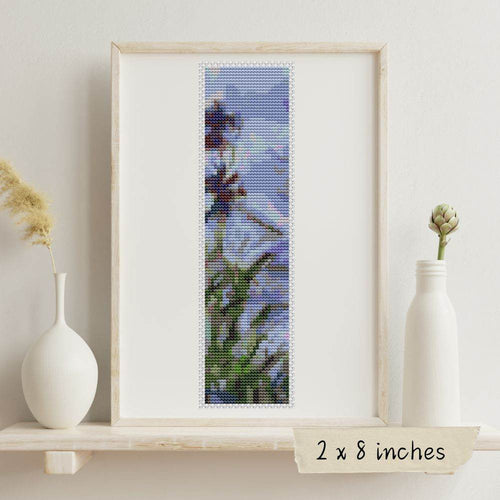 Irises Bookmark Cross Stitch Kit