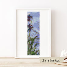 Irises Bookmark Cross Stitch Kit | Claude Monet