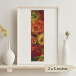 Armful of Roses Bookmark Cross Stitch Pattern