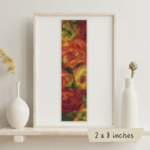 Armful of Roses Bookmark Cross Stitch Kit