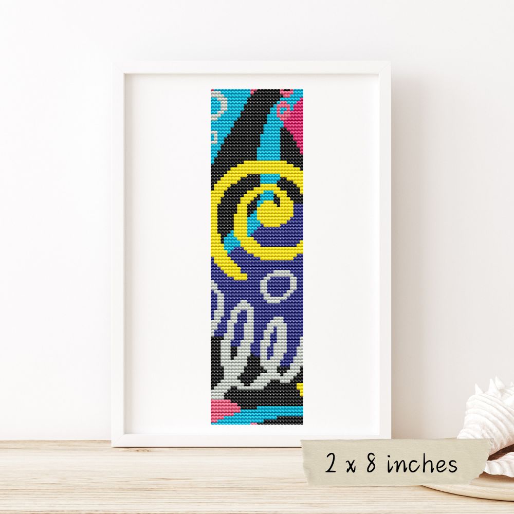 Disco Bookmark Cross Stitch Pattern | The Art of Stitch