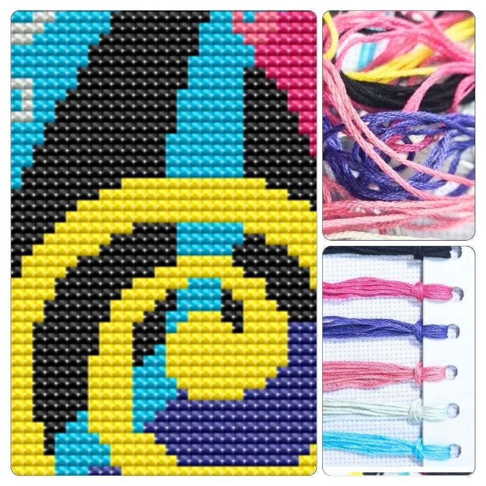 Disco Bookmark Cross Stitch Kit