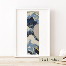 The Great Wave off Kanagawa Bookmark Cross Stitch Kit | Katsushika Hokusai