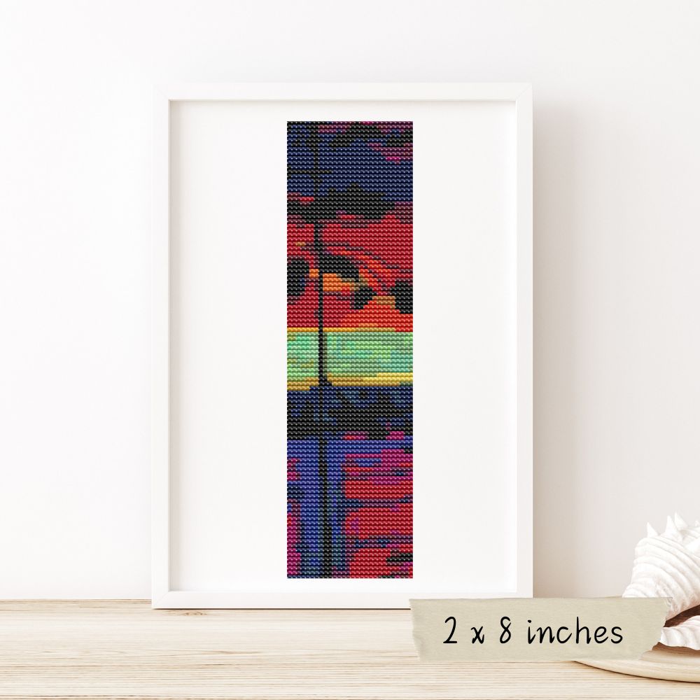 At Sunset Bookmark Cross Stitch Pattern | Arkady Alexandrovich Rylov