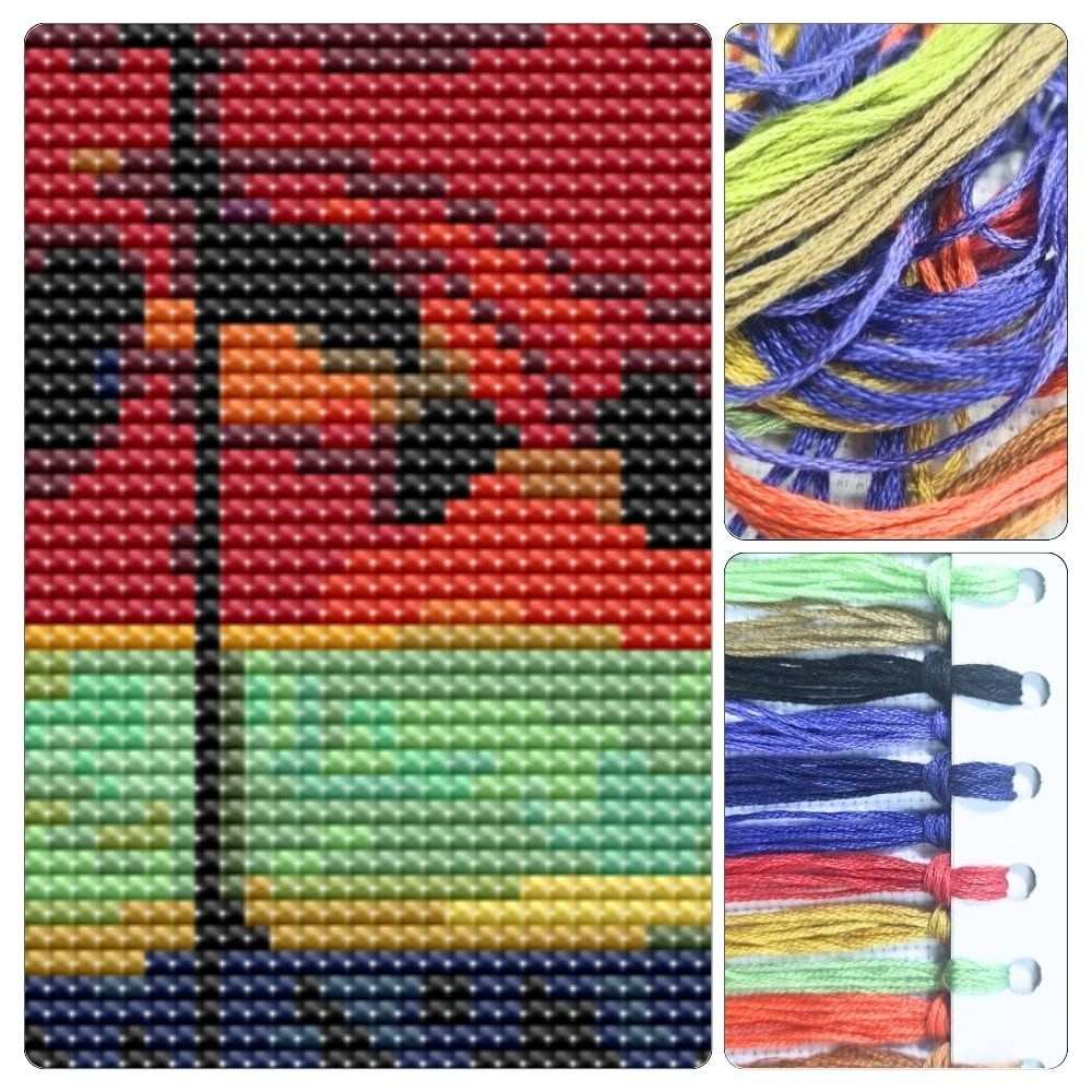 At Sunset Bookmark Cross Stitch Kit