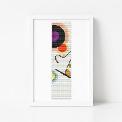 Composition VIII Bookmark Cross Stitch Kit