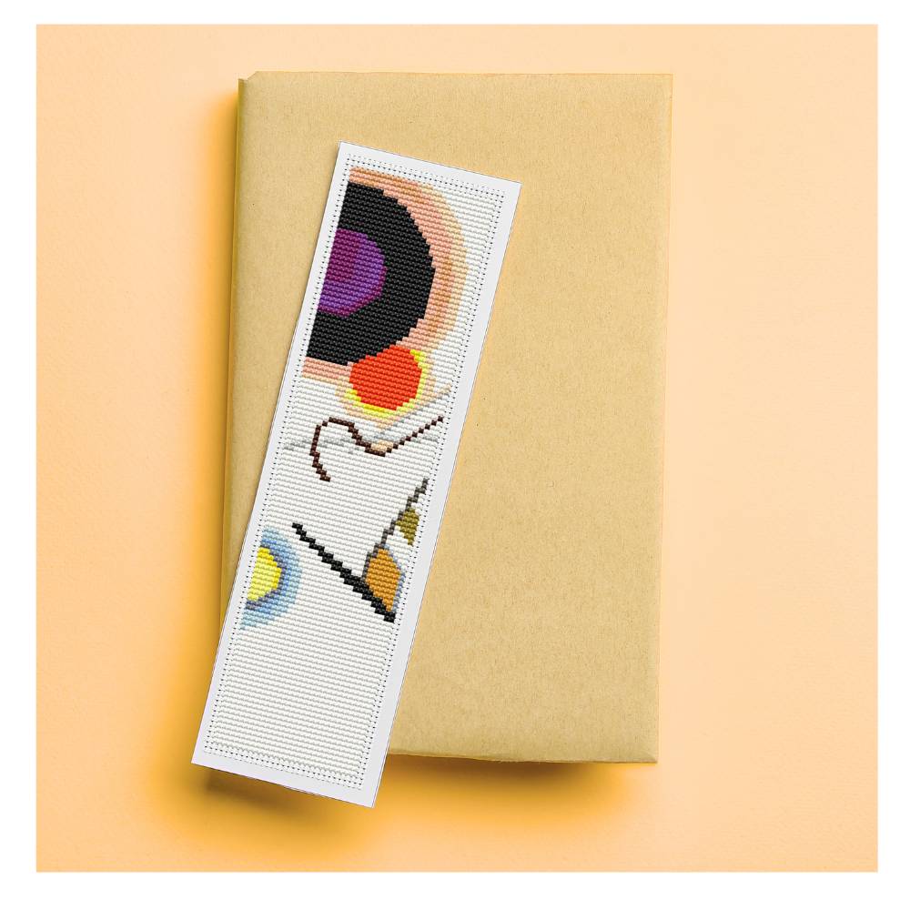 Composition VIII Bookmark Cross Stitch Kit | Wassily Kandinsky