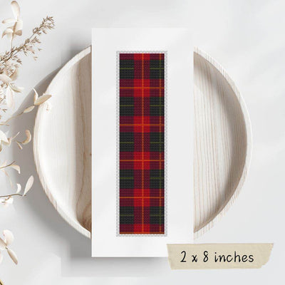 So Plaid Bookmark Cross Stitch Pattern