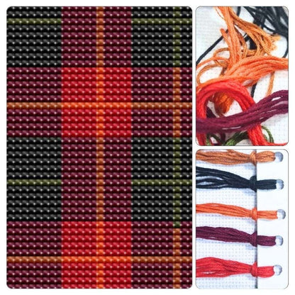 So Plaid Bookmark Cross Stitch Kit