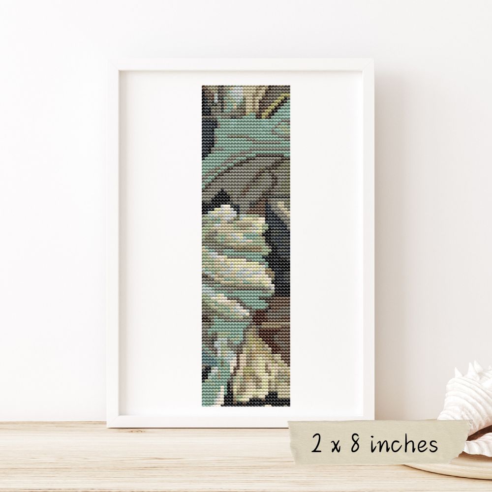 Leaves Bookmark Cross Stitch Pattern | William Morris