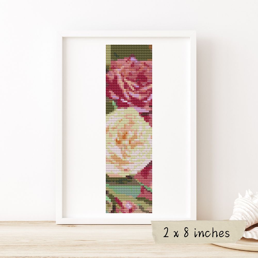 Roses Bookmark Cross Stitch Kit | The Art of Stitch