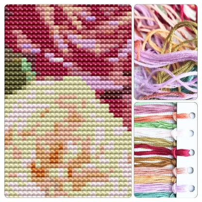 Roses Bookmark Cross Stitch Kit