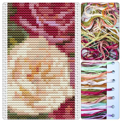 Roses Bookmark Cross Stitch Kit