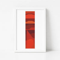 Quiet Burning Bookmark Cross Stitch Kit - Bookmark Cross Stitch Kit - Wassily Kandinsky
