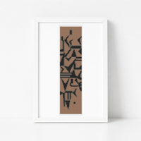 Lightly Touching Bookmark Cross Stitch Kit - Bookmark Cross Stitch Kit - Wassily Kandinsky