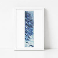 Blue Winter Bookmark Cross Stitch Kit - Bookmark Cross Stitch Kit - The Art of Stitch