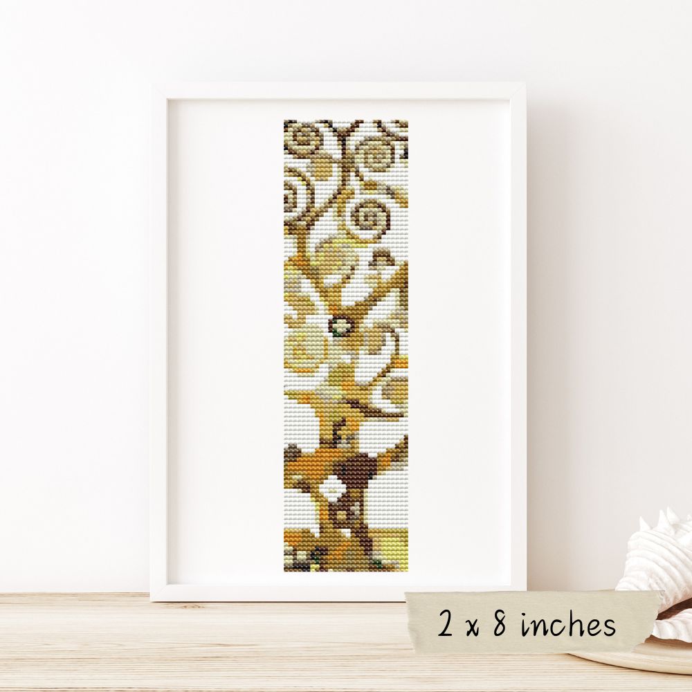 Tree of Life Bookmark Cross Stitch Kit | Gustav Klimt