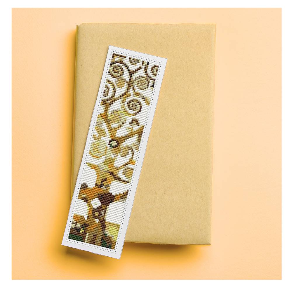 Tree of Life Bookmark Cross Stitch Kit | Gustav Klimt