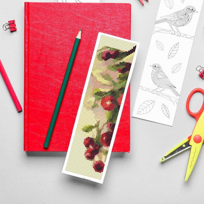 Berries Bookmark Cross Stitch Kit