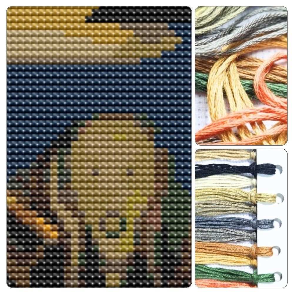 The Scream Bookmark Cross Stitch Kit