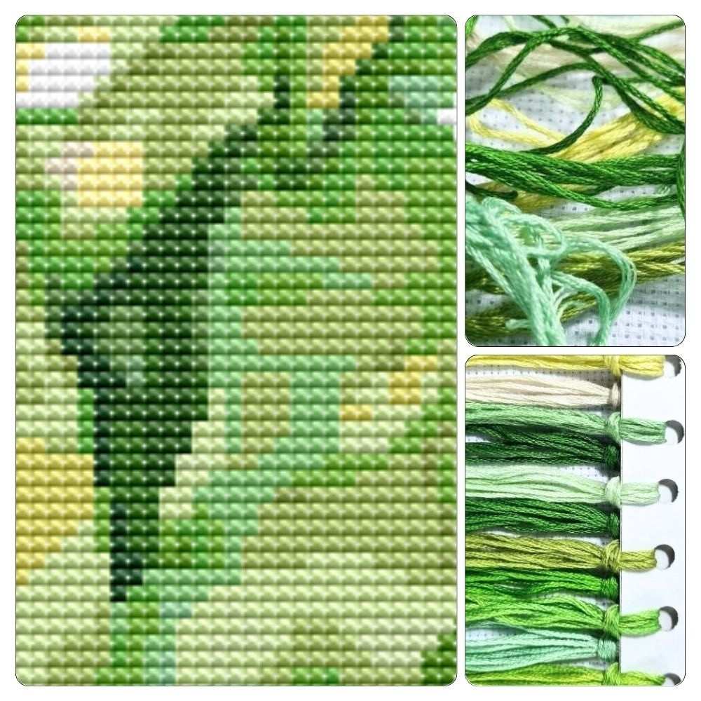 A Side of Cabbage Bookmark Cross Stitch Kit