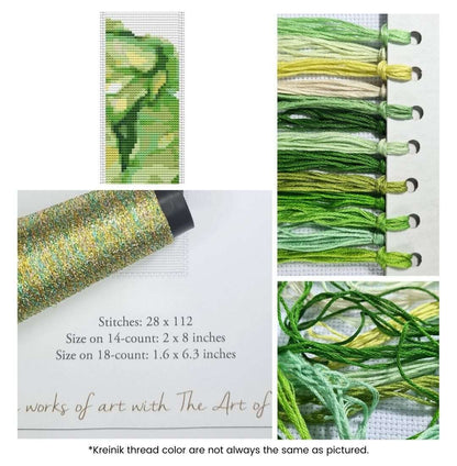 A Side of Cabbage Bookmark Cross Stitch Kit | The Art of Stitch