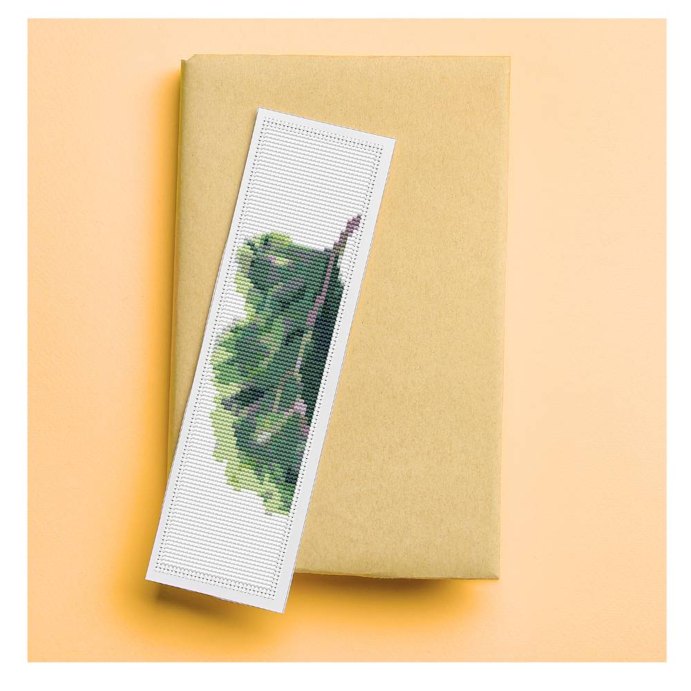 A Side of Kale Bookmark Cross Stitch Kit | The Art of Stitch