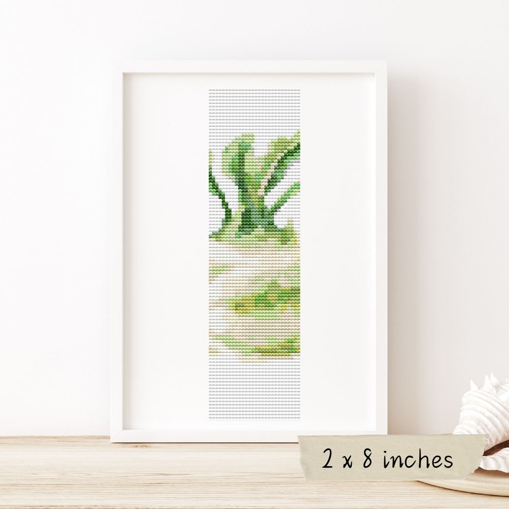 A Side of Turnip Bookmark Cross Stitch Pattern | The Art of Stitch