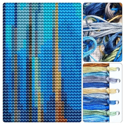 Blue Sky Bookmark Cross Stitch Kit
