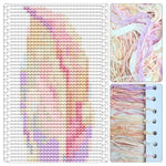 Pastel Feather Bookmark Cross Stitch Kit