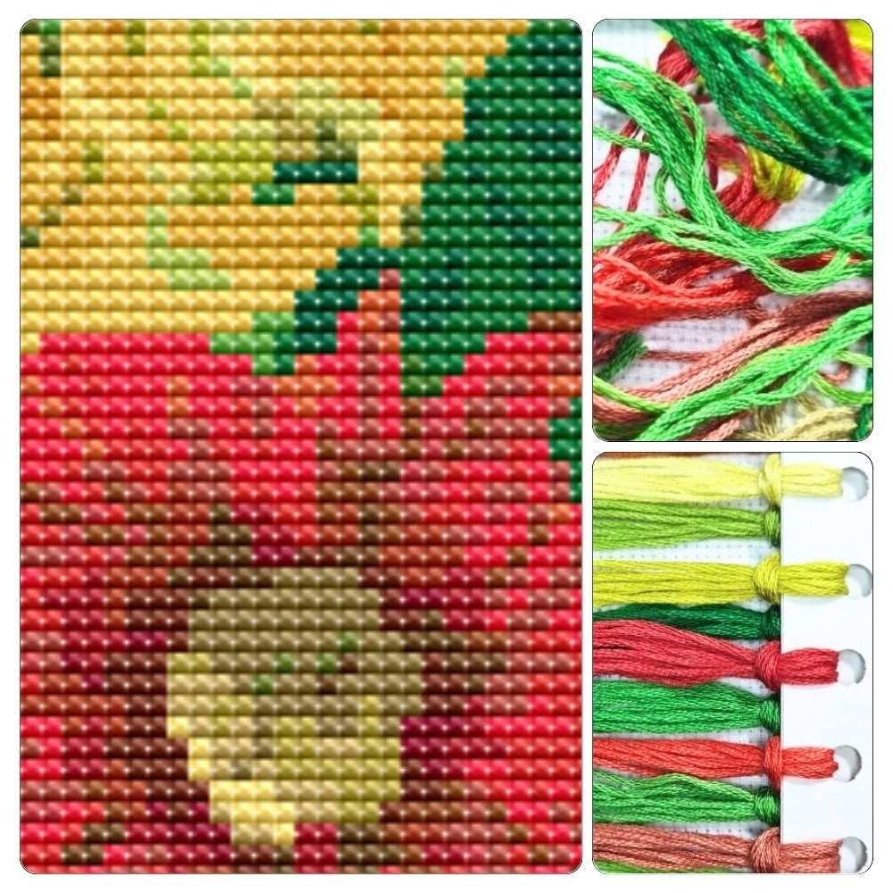 Summer Flowers Bookmark Cross Stitch Kit