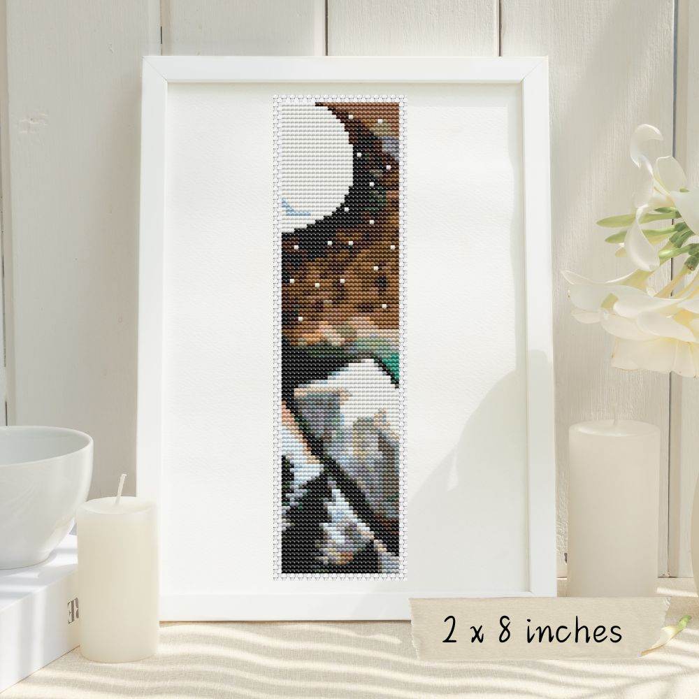 Over the Mountain Bookmark Cross Stitch Pattern by The Art of Stitch