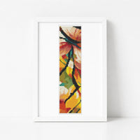 Petals I Bookmark Cross Stitch Pattern - Bookmark Cross Stitch Pattern - The Art of Stitch